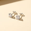Sparkling Lab Grown Diamond Stud Earrings